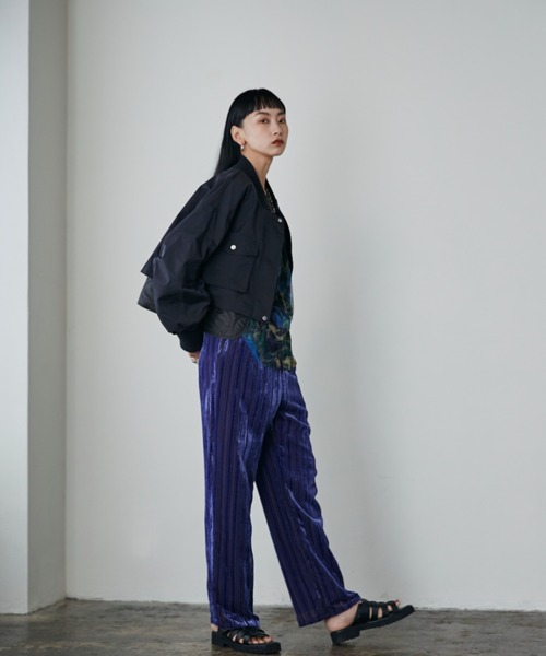 ROSE BUD(ローズバッド)の「クロップドMA-1(MA-1・レディース・ブラウン/ブラック・FREE)」の9枚目の写真