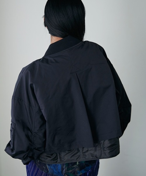 ROSE BUD(ローズバッド)の「クロップドMA-1(MA-1・レディース・ブラウン/ブラック・FREE)」の12枚目の写真