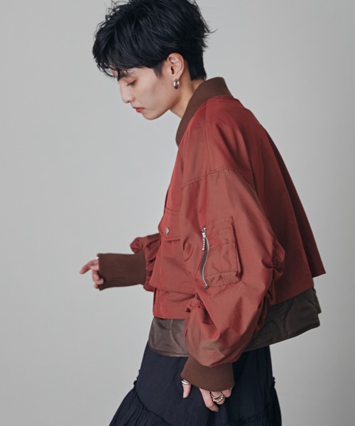 ROSE BUD(ローズバッド)の「クロップドMA-1(MA-1・レディース・ブラウン/ブラック・FREE)」の19枚目の写真