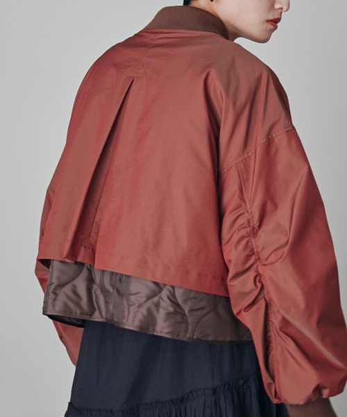 ROSE BUD(ローズバッド)の「クロップドMA-1(MA-1・レディース・ブラウン/ブラック・FREE)」の20枚目の写真