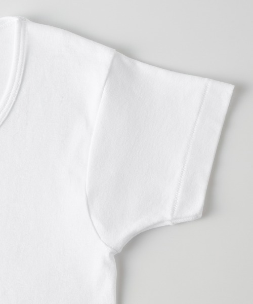 こどもグンゼ（コドモグンゼ）の「こどもグンゼ 男の子 半袖Tシャツ 襟あき広め 抗菌防臭 部屋干し対応 2枚組　本体綿100％（インナーウェア/肌着・キッズ・ブラック/ホワイト・140/160/120/100/110/130/150）」の7枚目の写真