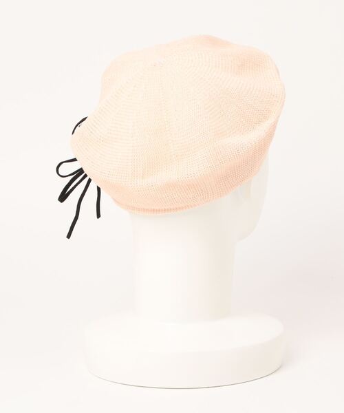 SPIGA（スピーガ）の「ﾚｰｽｱｯﾌﾟﾍﾞﾚｰ帽（ハンチング/ベレー帽・レディース・ピンク・FREE）」の6枚目の写真