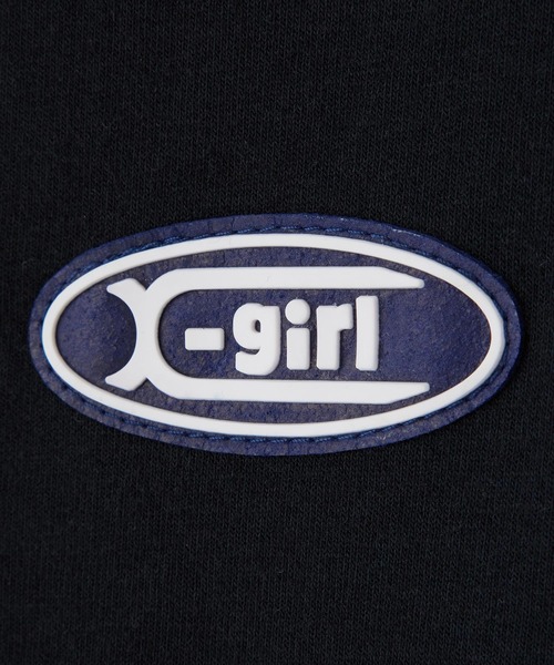 X-girl(エックスガール)の「LOGO WAIST PANTS(スウェットパンツ・レディース・ライトグレー/ブラック/オリーブ・M/S)」の18枚目の写真