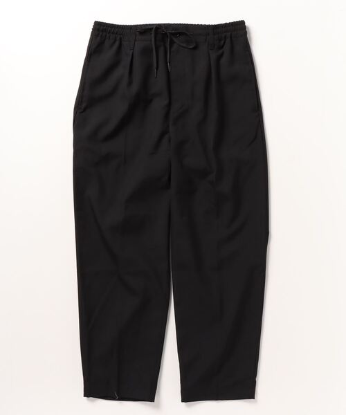 SUGGESTION(サジェッション)の「チェックワイドテーパードパンツ(その他パンツ・メンズ・ブラウン/ベージュ/チャコールグレー/グレー/ブラック系その他/ブラック/アイボリー・MEDIUM/LARGE)」の4枚目の写真