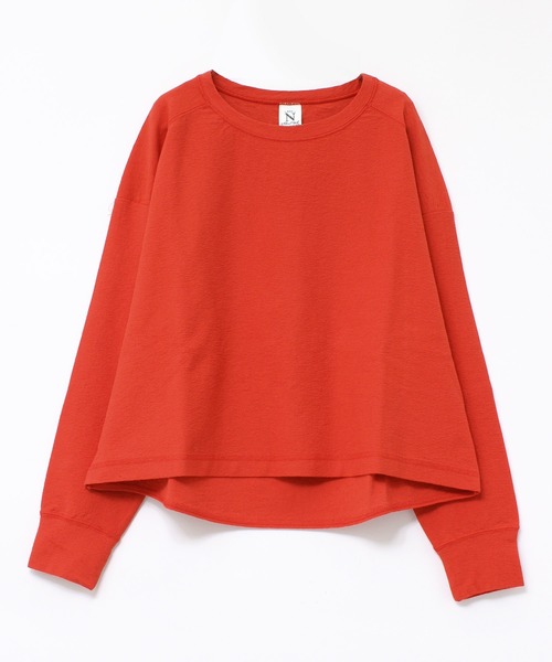 RNA-N(アールエヌエーエヌ)の「M2028 ブロックインレーショートプルオーバー(Tシャツ/カットソー・レディース・ブラウン/レッド/レモンイエロー・MEDIUM)」の3枚目の写真