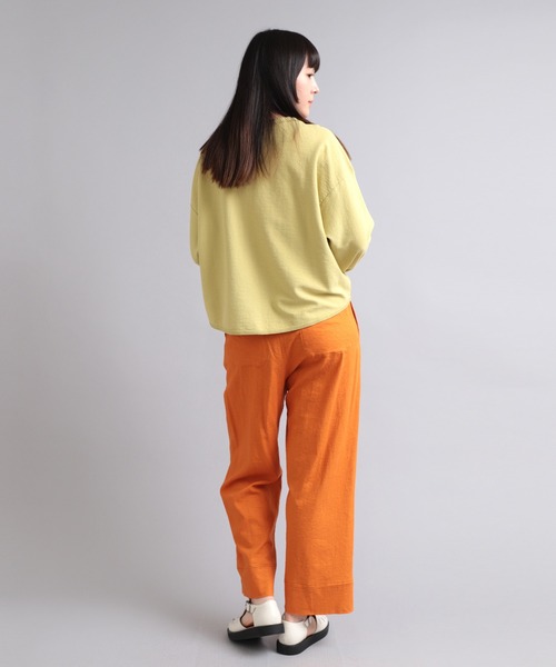 RNA-N(アールエヌエーエヌ)の「M2028 ブロックインレーショートプルオーバー(Tシャツ/カットソー・レディース・ブラウン/レッド/レモンイエロー・MEDIUM)」の15枚目の写真