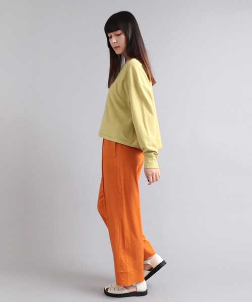 RNA-N(アールエヌエーエヌ)の「M2028 ブロックインレーショートプルオーバー(Tシャツ/カットソー・レディース・ブラウン/レッド/レモンイエロー・MEDIUM)」の20枚目の写真