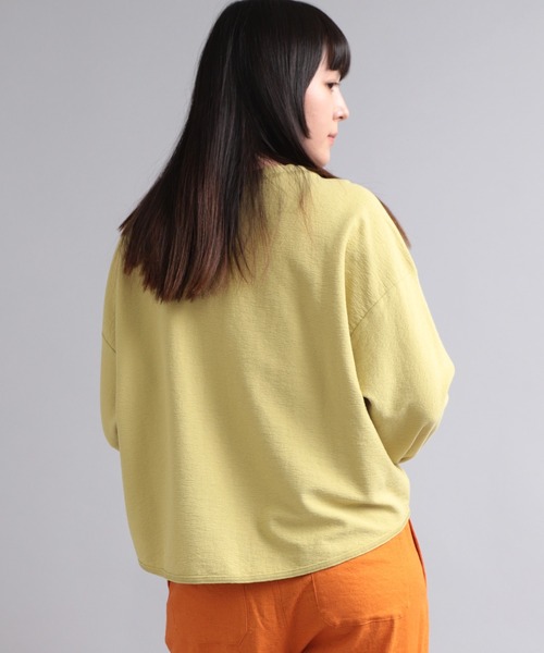 RNA-N(アールエヌエーエヌ)の「M2028 ブロックインレーショートプルオーバー(Tシャツ/カットソー・レディース・ブラウン/レッド/レモンイエロー・MEDIUM)」の17枚目の写真