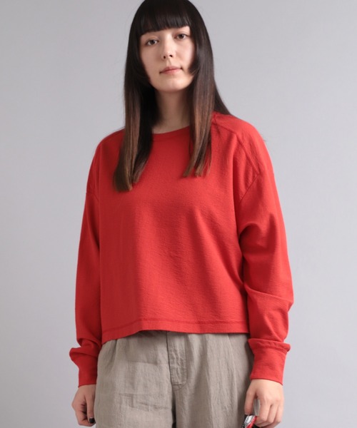 RNA-N(アールエヌエーエヌ)の「M2028 ブロックインレーショートプルオーバー(Tシャツ/カットソー・レディース・ブラウン/レッド/レモンイエロー・MEDIUM)」の5枚目の写真