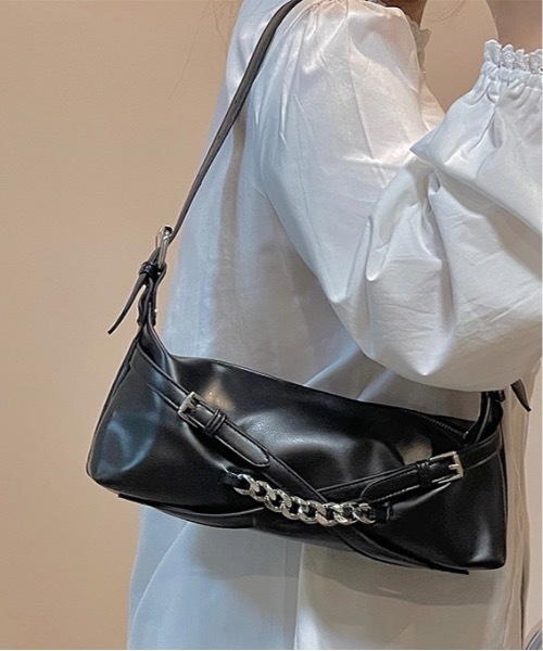 Burner(バーナー)の「【OKUOKU 0909】ショルダーバッグ / クロスベルト / チェーン oku-bag-671114395731-25 U(ショルダーバッグ・レディース・B/A・FREE)」の1枚目の写真
