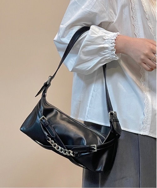 Burner(バーナー)の「【OKUOKU 0909】ショルダーバッグ / クロスベルト / チェーン oku-bag-671114395731-25 U(ショルダーバッグ・レディース・B/A・FREE)」の8枚目の写真
