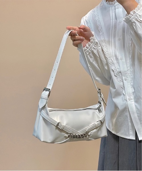 Burner(バーナー)の「【OKUOKU 0909】ショルダーバッグ / クロスベルト / チェーン oku-bag-671114395731-25 U(ショルダーバッグ・レディース・B/A・FREE)」の15枚目の写真