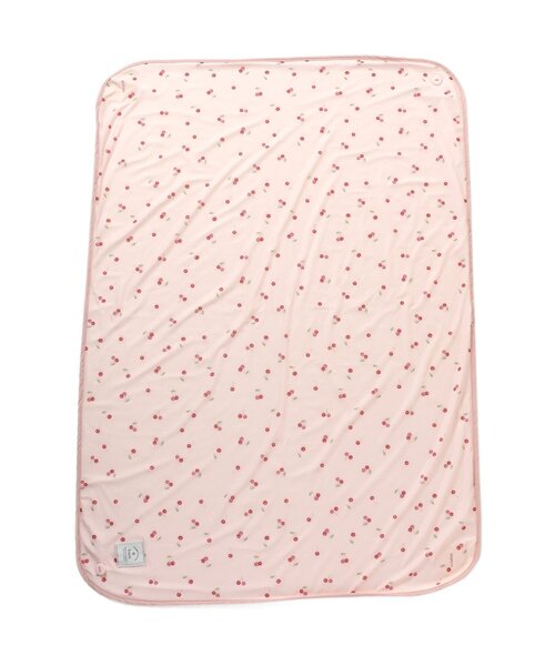 apres les cours（アプレレクール）の「【接触冷感】パンダ・さくらんぼ柄 ひえひえブランケット_2WAY（ブランケット・キッズ・ピンク/ベージュ・FREE）」の3枚目の写真