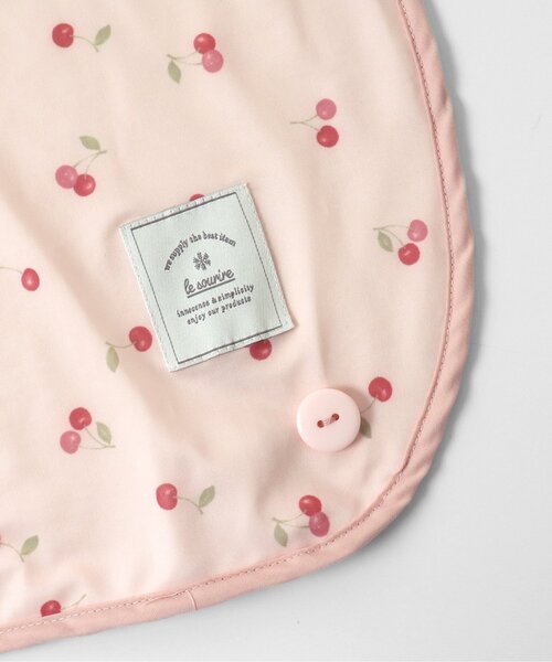 apres les cours（アプレレクール）の「【接触冷感】パンダ・さくらんぼ柄 ひえひえブランケット_2WAY（ブランケット・キッズ・ピンク/ベージュ・FREE）」の4枚目の写真