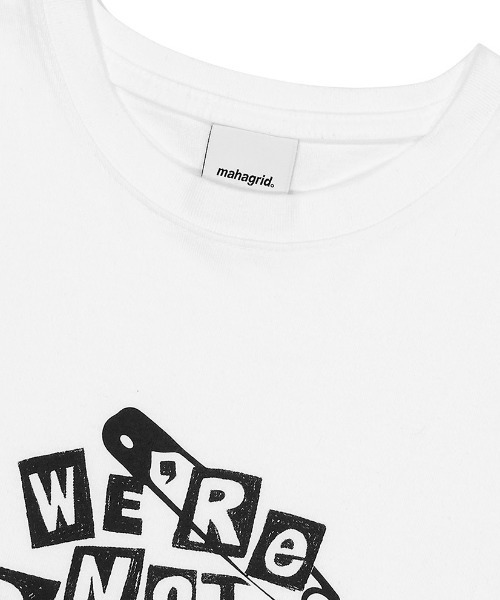 MAHAGRID(マハグリッド)の「『mahagrid/マハグリッド』HAPPY SKELETON TEE/ハッピースケルトン 半袖 カットソー(Tシャツ/カットソー・レディース・ホワイト/ブラック・XL/S/L/M)」の7枚目の写真