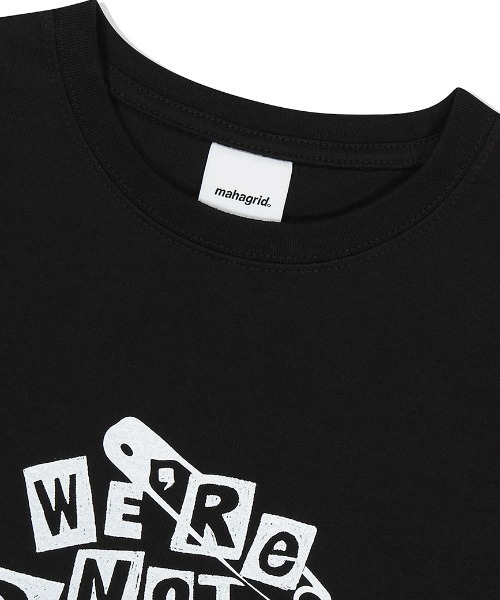 MAHAGRID(マハグリッド)の「『mahagrid/マハグリッド』HAPPY SKELETON TEE/ハッピースケルトン 半袖 カットソー(Tシャツ/カットソー・レディース・ホワイト/ブラック・XL/S/L/M)」の9枚目の写真