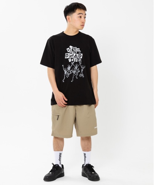 MAHAGRID(マハグリッド)の「『mahagrid/マハグリッド』HAPPY SKELETON TEE/ハッピースケルトン 半袖 カットソー(Tシャツ/カットソー・レディース・ホワイト/ブラック・XL/S/L/M)」の22枚目の写真