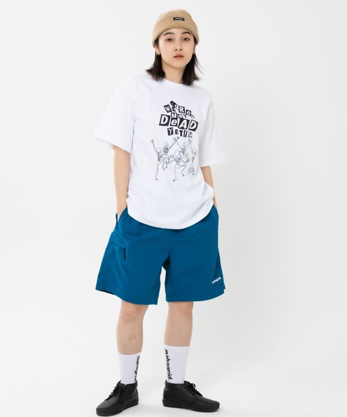 MAHAGRID(マハグリッド)の「『mahagrid/マハグリッド』HAPPY SKELETON TEE/ハッピースケルトン 半袖 カットソー(Tシャツ/カットソー・レディース・ホワイト/ブラック・XL/S/L/M)」の20枚目の写真