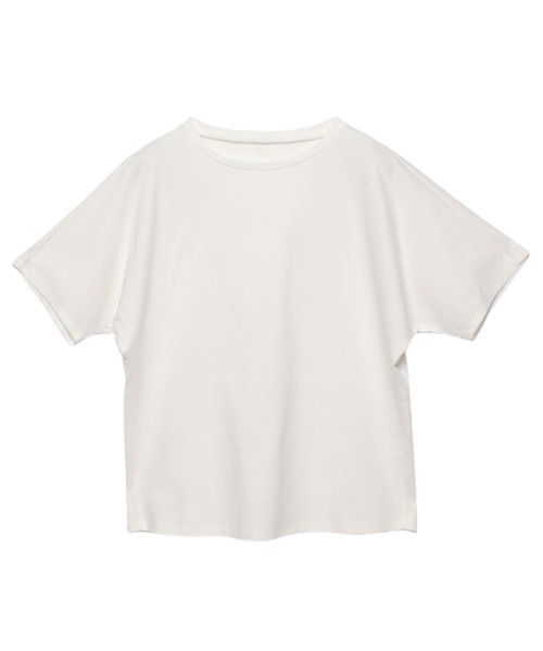 anuans(アニュアンス)の「ドルマンベーシックTシャツ(Tシャツ/カットソー・レディース・ピンク/ホワイト/ベージュ/ネイビー/グレー・FREE)」の3枚目の写真