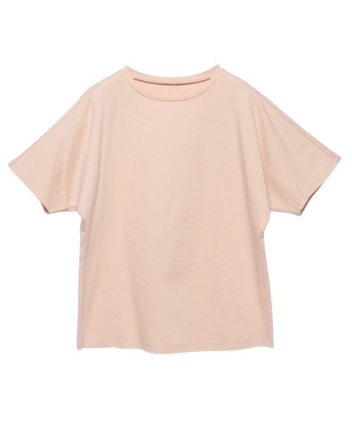 anuans(アニュアンス)の「ドルマンベーシックTシャツ(Tシャツ/カットソー・レディース・ピンク/ホワイト/ベージュ/ネイビー/グレー・FREE)」の5枚目の写真