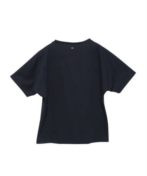 ABC ドルマン　Tシャツ　L 新色追加】ドルマンラインストーン付きロゴTシャツ(カットソー