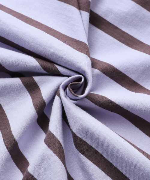 reca(レカ)の「ノースリーブボーダーカットソー(タンクトップ・レディース・グレイッシュベージュ/ブラック/オフホワイト/ラベンダー・M)」の13枚目の写真