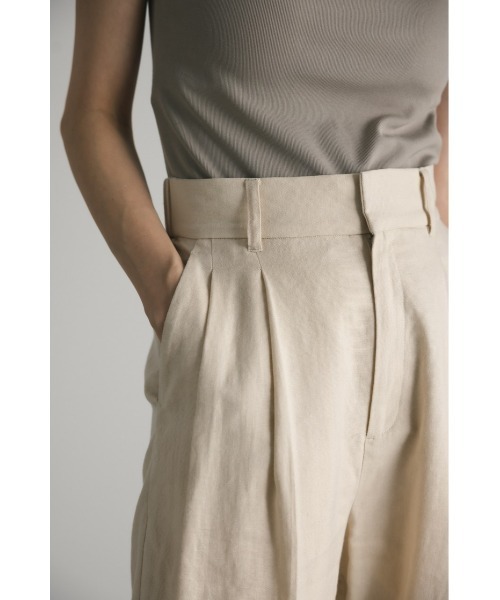 STYLEMIXER(スタイルミキサー)の「リネン2タックパンツ(その他パンツ・レディース・ブラック/ライトベージュ/ピンク・X-SMALL/SMALL/MEDIUM)」の17枚目の写真