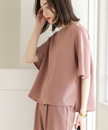 OPAQUE.CLIP | セットアップ対応 フレアスリーブブラウス【洗濯機洗い可/イージーケア/ストレッチ】(シャツ/ブラウス)