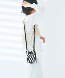 macaroni edge | 〈macaroni edge/マカロニエッジ〉チェック柄ミニバッグ ショルダー付(ショルダーバッグ)
