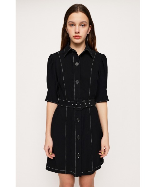 SLY（スライ）の「TUCK SLEEVE FRONT BUTTON OP タックスリーブ