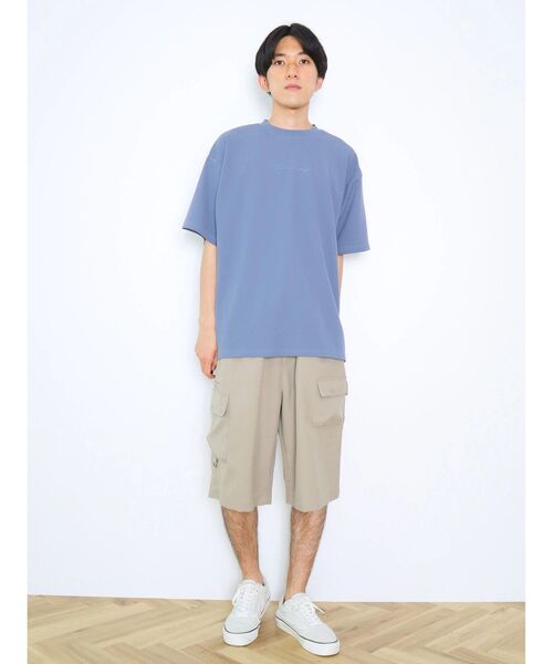 CRAFT STANDARD BOUTIQUE(クラフトスタンダードブティック)の「梨地カット刺繍TEE(Tシャツ/カットソー・レディース・ブルー/ブラック/ライトグレー・M/L/XL)」の11枚目の写真