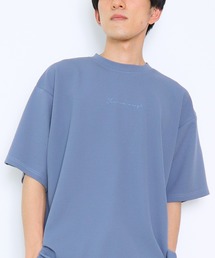 梨地カット刺繍TEE
