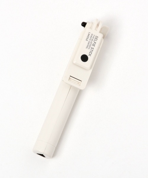 LAKOLE（ラコレ）の「リモコン付き自撮り棒 / 190465（スマホグッズ・レディース・アイボリー/ブルー/チャコール/カーキ・FREE）」の2枚目の写真