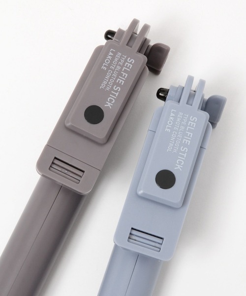 LAKOLE（ラコレ）の「リモコン付き自撮り棒 / 190465（スマホグッズ・レディース・アイボリー/ブルー/チャコール/カーキ・FREE）」の12枚目の写真