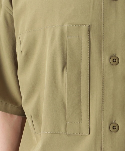 CAPTAIN STAG（キャプテンスタッグ）の「CAPTAIN STAG キャプテンスタッグ　キャンプシャツ　サイドポケット　胸ポケット（シャツ/ブラウス・メンズ・ライトカーキ/カーキ/ブラック・M/L/XL）」の4枚目の写真