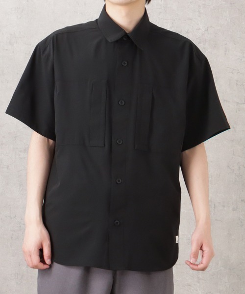 CAPTAIN STAG（キャプテンスタッグ）の「CAPTAIN STAG キャプテンスタッグ　キャンプシャツ　サイドポケット　胸ポケット（シャツ/ブラウス・メンズ・ライトカーキ/カーキ/ブラック・M/L/XL）」の7枚目の写真