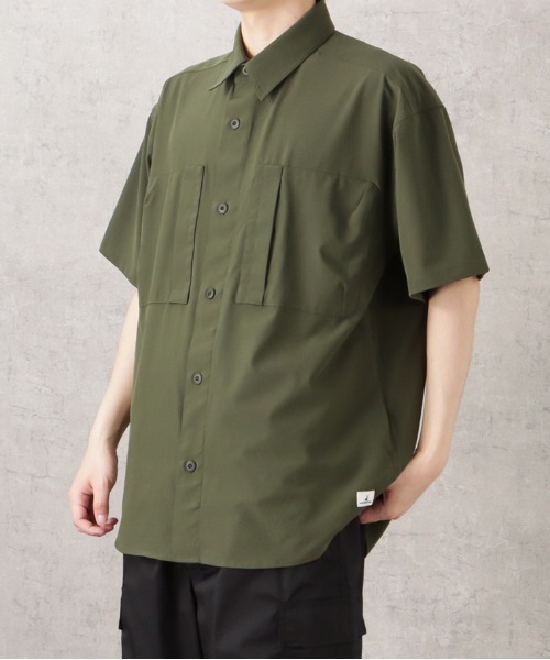 CAPTAIN STAG（キャプテンスタッグ）の「CAPTAIN STAG キャプテンスタッグ　キャンプシャツ　サイドポケット　胸ポケット（シャツ/ブラウス・メンズ・ライトカーキ/カーキ/ブラック・M/L/XL）」の8枚目の写真