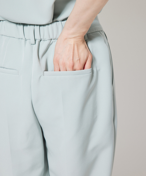Jayro(ジャイロ)の「【セットアップ対応】2WAYストレッチ1タックテーパードパンツ(その他パンツ・レディース・ライトグリーン/ネイビー/グレー系その他・L/M)」の21枚目の写真