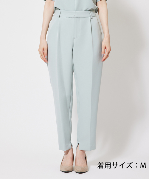 Jayro(ジャイロ)の「【セットアップ対応】2WAYストレッチ1タックテーパードパンツ(その他パンツ・レディース・ライトグリーン/ネイビー/グレー系その他・L/M)」の7枚目の写真