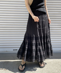 plage | クレープティアードスカート NEW(スカート)
