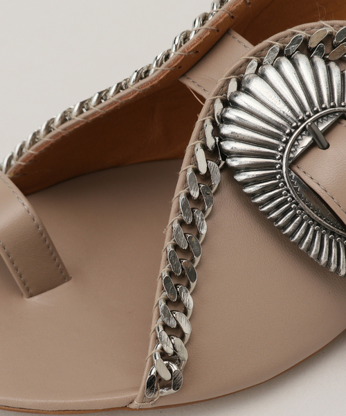 Pippichic（ピッピシック）の「≪一部店舗+WEB限定≫【PIPPICHIC/ピッピシック】 Indian Moon（サンダル・レディース・ブラック/ベージュ・36/37/38）」の6枚目の写真