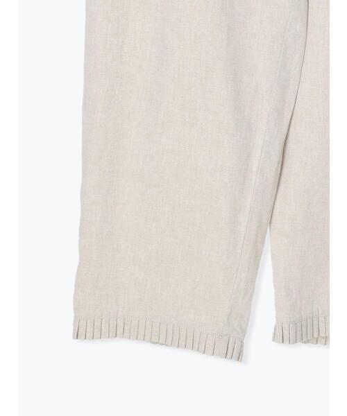 TSUHARU by Samansa Mos2（ツハルバイサマンサモスモス）の「裾プリーツパンツ（その他パンツ・レディース・ブラック/キナリ・F）」の8枚目の写真