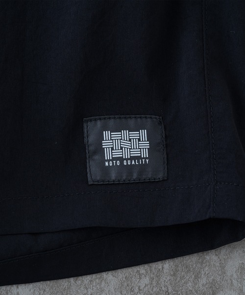 BRICK & SONS（ブリックアンドサンズ）の「NOTO QUALITY ショートパンツ（スラックス・メンズ・ブラック/ネイビー・S/M/L）」の6枚目の写真