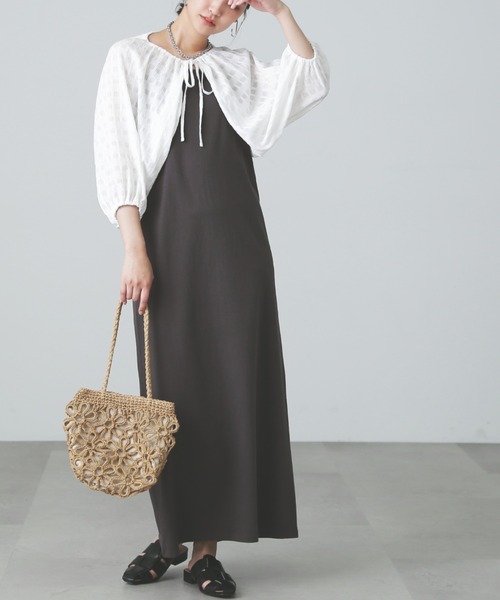 FREE'S MART（フリーズマート）の「◆ボリューム袖カットソーボレロ（カーディガン/ボレロ・レディース・イエロー/ホワイト/ブラック・FREE）」の21枚目の写真