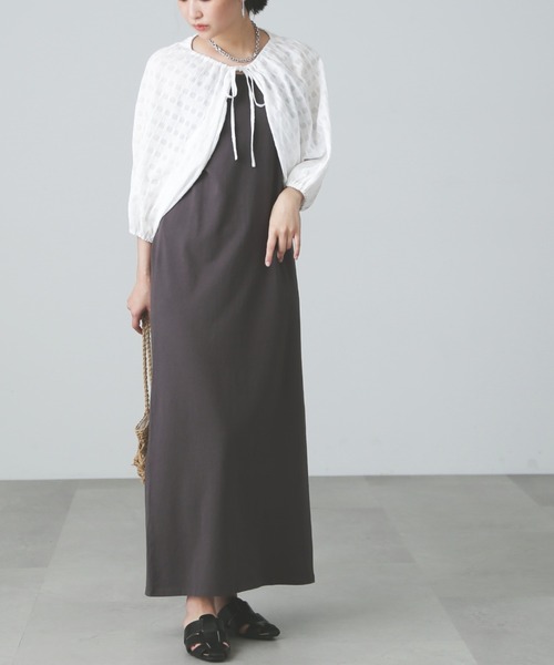 FREE'S MART（フリーズマート）の「◆ボリューム袖カットソーボレロ（カーディガン/ボレロ・レディース・イエロー/ホワイト/ブラック・FREE）」の22枚目の写真