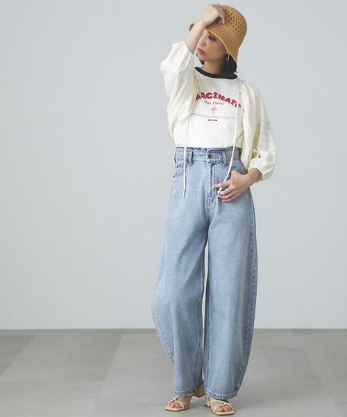 FREE'S MART（フリーズマート）の「◆ボリューム袖カットソーボレロ（カーディガン/ボレロ・レディース・イエロー/ホワイト/ブラック・FREE）」の11枚目の写真