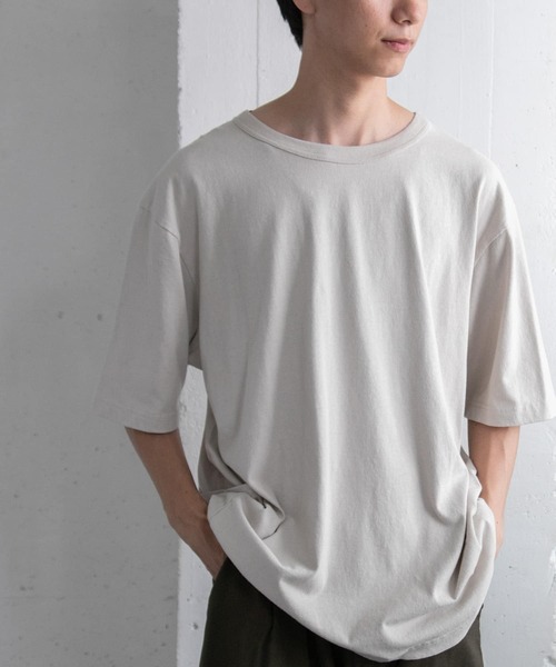 FORK&SPOON（フォークアンドスプーン）の「FORK&SPOON　R Side Pocket T-shirts（Tシャツ/カットソー・メンズ・モカ/ライトグレー・4/5）」の3枚目の写真