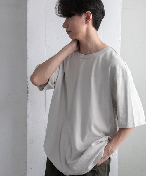 FORK&SPOON（フォークアンドスプーン）の「FORK&SPOON　R Side Pocket T-shirts（Tシャツ/カットソー・メンズ・モカ/ライトグレー・4/5）」の8枚目の写真