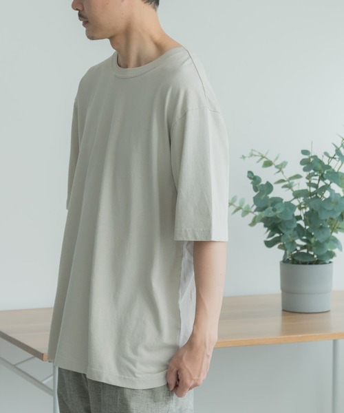 FORK&SPOON（フォークアンドスプーン）の「FORK&SPOON　R Side Pocket T-shirts（Tシャツ/カットソー・メンズ・モカ/ライトグレー・4/5）」の14枚目の写真