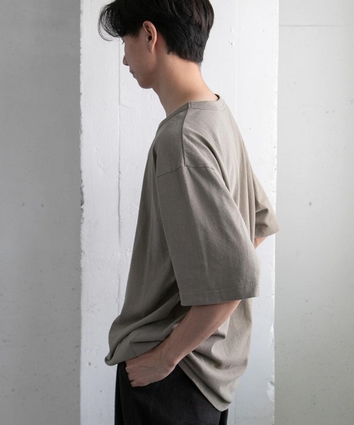FORK&SPOON（フォークアンドスプーン）の「FORK&SPOON　R Side Pocket T-shirts（Tシャツ/カットソー・メンズ・モカ/ライトグレー・4/5）」の19枚目の写真